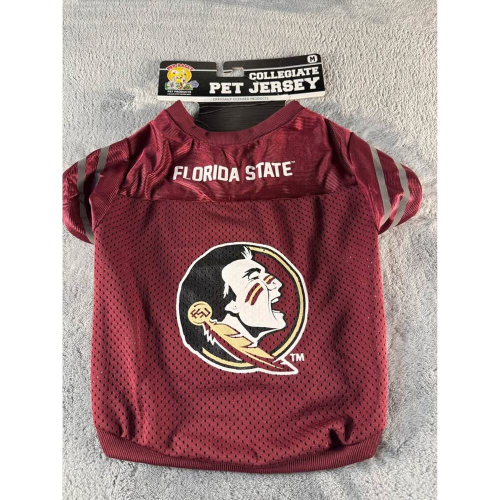 Florida State Collegiate Pet Jersey Med